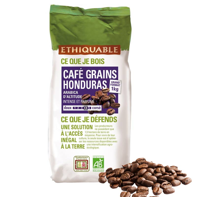 Café en grains Bio Ethiquable Honduras